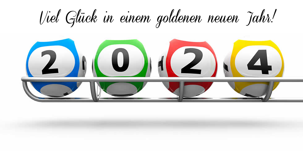 Bild mit Lotteriekugeln mit Zahlen, die 2025. Viel Glück in einem goldenen neuen Jahr!